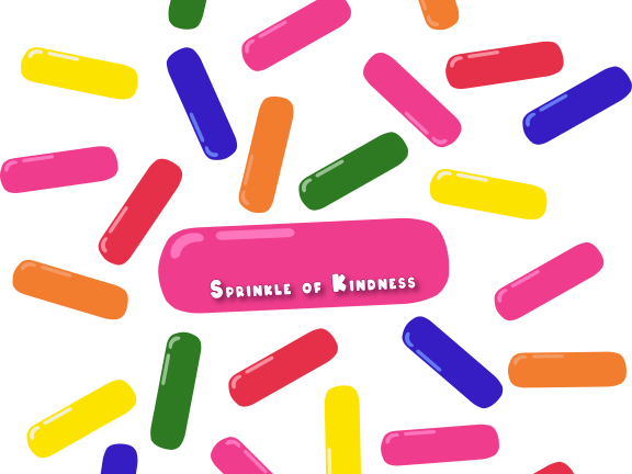 sprinkled donut